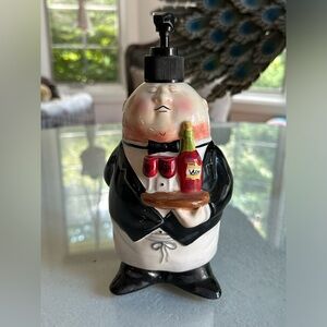 Waiter "Dinner is Served" Soap Dispenser